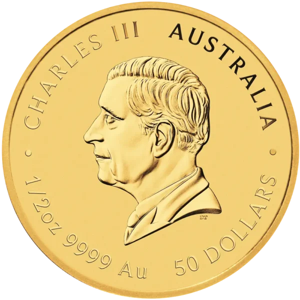 2026 Australia 1/2 oz Gull Lunar S3 Year of the Horse BU M/Kapsel "Forhåndssalg" - Bilde 2