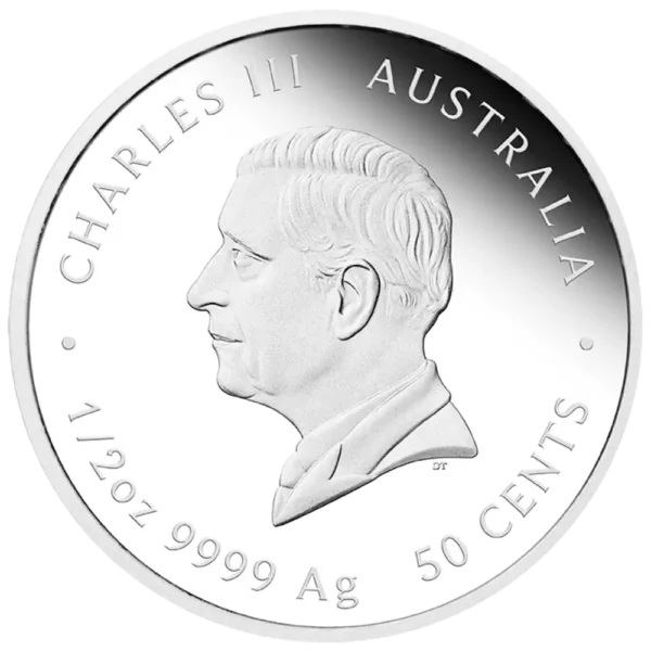 2026 Australia 1/2 oz Sølv Lunar S3 Year of the Horse Proof M/Etui & COA "Forhåndssalg" - Bilde 2
