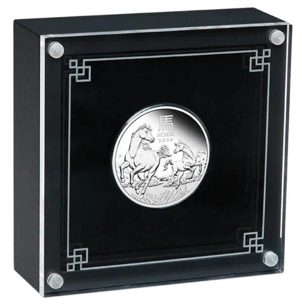 2026 Australia 1/2 oz Sølv Lunar S3 Year of the Horse Proof M/Etui & COA "Forhåndssalg" - Bilde 4