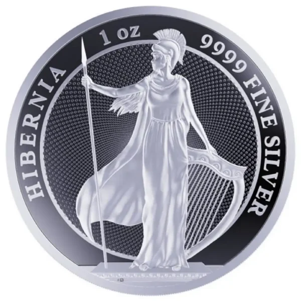 2022 Tokelau 1 oz Sølv Hibernia Anmerkning M/Kapsel