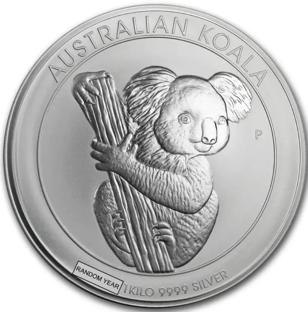 XXXX Australia 1 Kilo Sølv Koala BU M/Kapsel