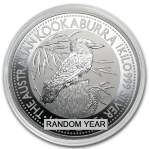XXXX Australia 1 Kilo Sølv Kookaburra Anmerkning M/Kapsel