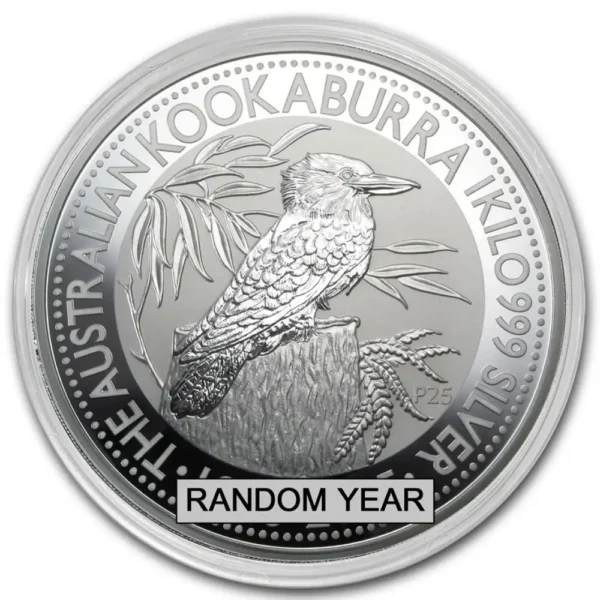 XXXX Australia 1 Kilo Sølv Kookaburra Anmerkning M/Kapsel
