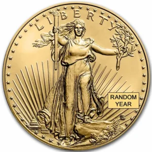 XXXX USA 1 oz Gullmynt American Gold Eagle Anmerkning M/Kapsel