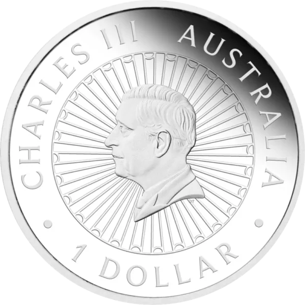 2025 Australia 1 oz Sølv Lunar Opal Series - Year of the Snake Proof M/Etui & COA - Bilde 3