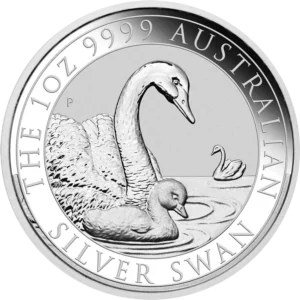 2019 Australia 1 oz Sølv Swan BU M/Kapsel
