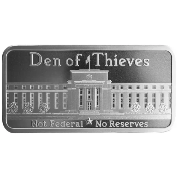 Silver Shield 10 oz Sølv Den of Thieves Sølvbarre