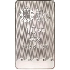 The Royal Mint 10 oz Sølvbarre Britannia "Sealed"