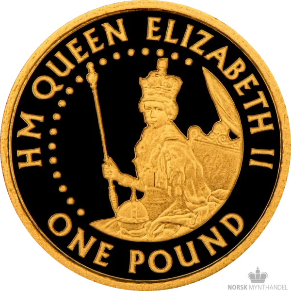 2006 Alderney 1/25 oz Gull H M Queen Elizabeth II Proof M/Kapsel