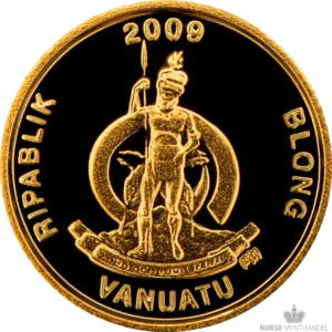 2009 Vanuatu 1/25 oz Gull Barack Obama Proof M/Kapsel