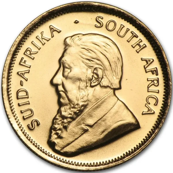1982 Sør-Afrika 1/4 oz Gull Krugerrand Anmerkning M/Air-tite kapsel - Bilde 2