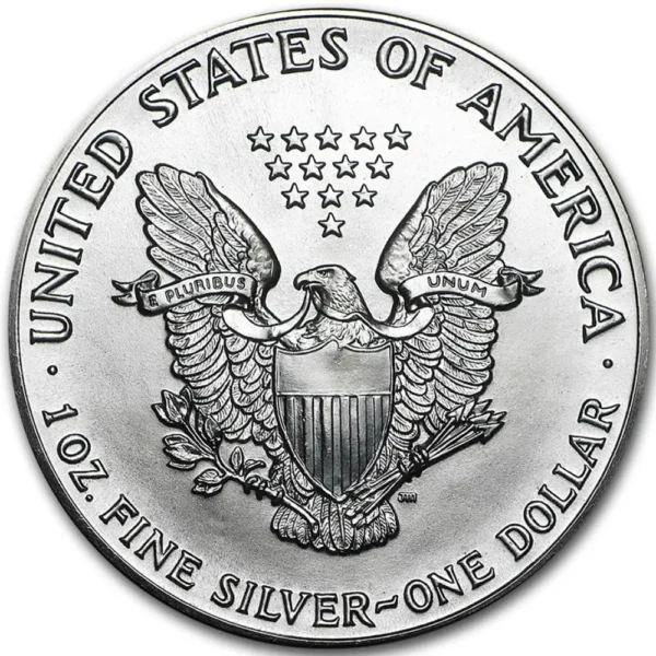 1987 USA 1 oz Sølv American Silver Eagle Anmerkning - Bilde 2