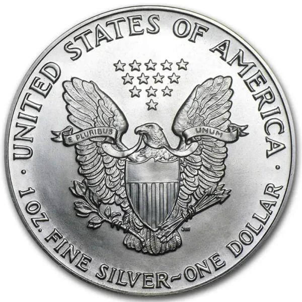 1988 USA 1 oz Sølv American Silver Eagle Anmerkning - Bilde 2