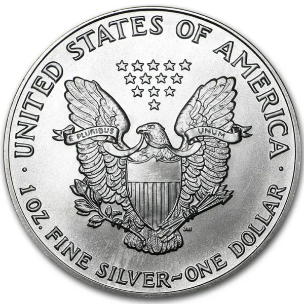 1991 USA 1 oz Sølv American Silver Eagle Anmerkning - Bilde 2