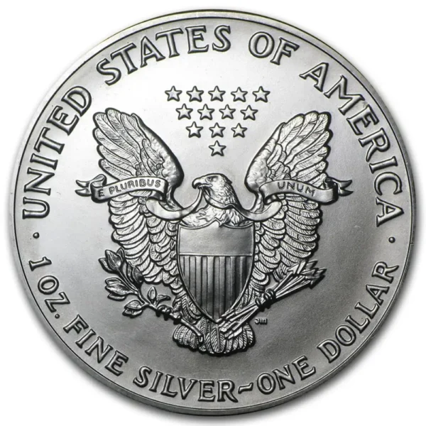 1992 USA 1 oz Sølv American Silver Eagle Anmerkning - Bilde 2
