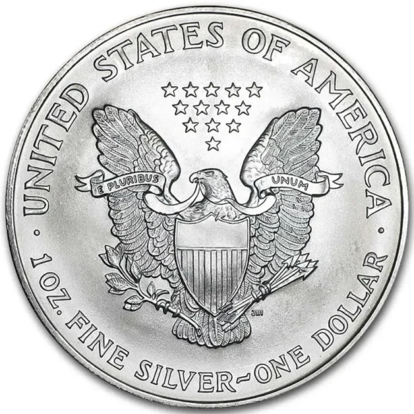 1996 USA 1 oz Sølv American Silver Eagle Anmerkning - Bilde 2