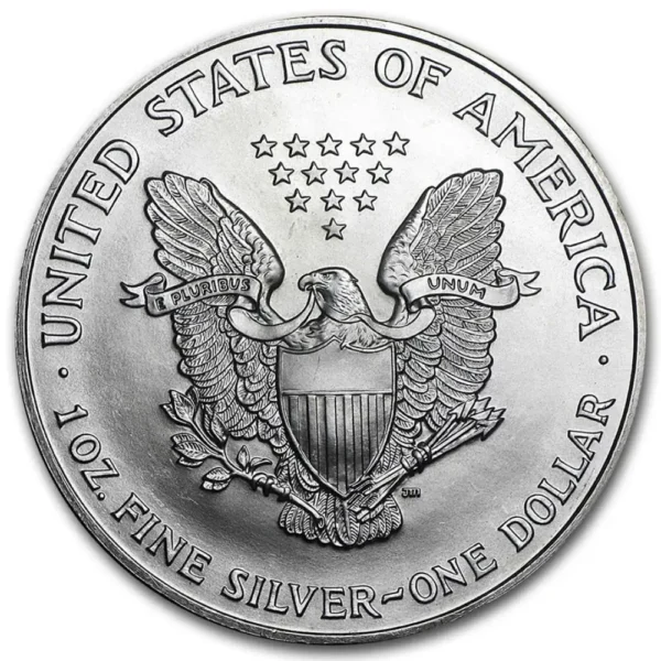 1998 USA 1 oz Sølv American Silver Eagle Anmerkning - Bilde 2