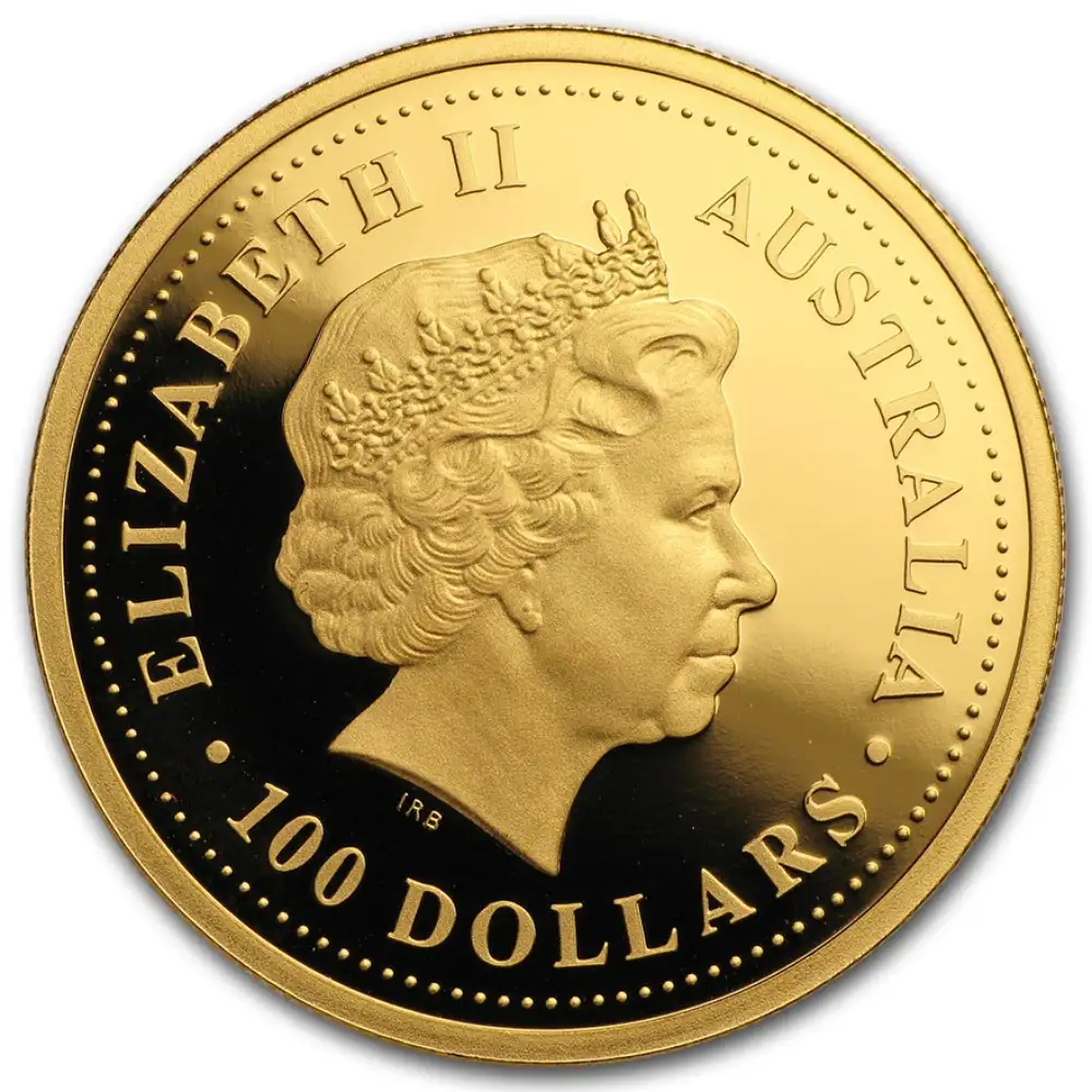 2001 Australia 1 oz Gull Prospector Series Proof Anmerkning M/Etui & COA - Bilde 2