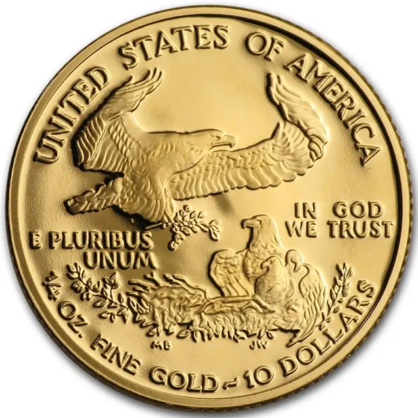 2005-W USA 1/4 oz Gull American Gold Eagle Proof M/Kapsel - Bilde 2