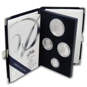 2005 USA 1,85 oz Platina American Platinum Eagle Set Proof M/Etui & COA