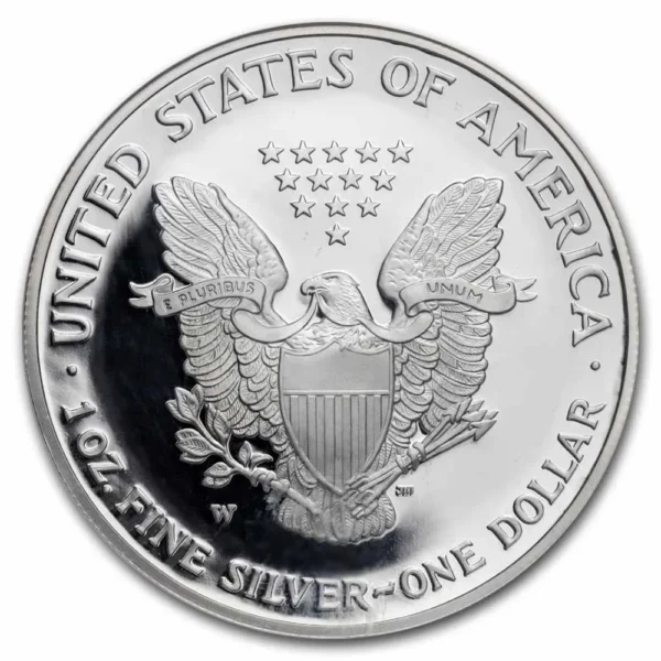 2005-W USA 1 oz Sølv American Silver Eagle Proof M/Air-tite kapsel - Bilde 2