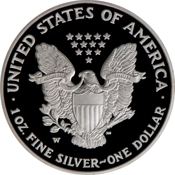 2007-W USA 1 oz Sølv American Silver Eagle Proof M/Air-tite kapsel - Bilde 2