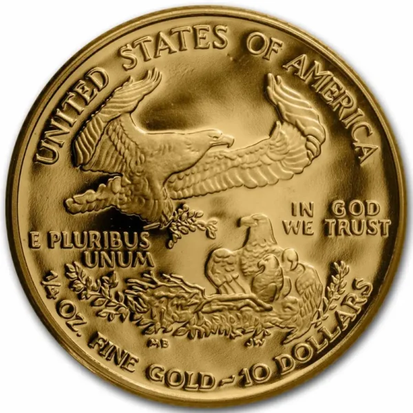 2008-W USA 1/4 oz Gull American Gold Eagle Proof M/Kapsel - Bilde 2