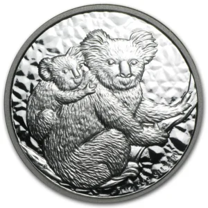 2008 Australia 1 oz Sølv Koala Anmerkning M/Air-tite kapsel