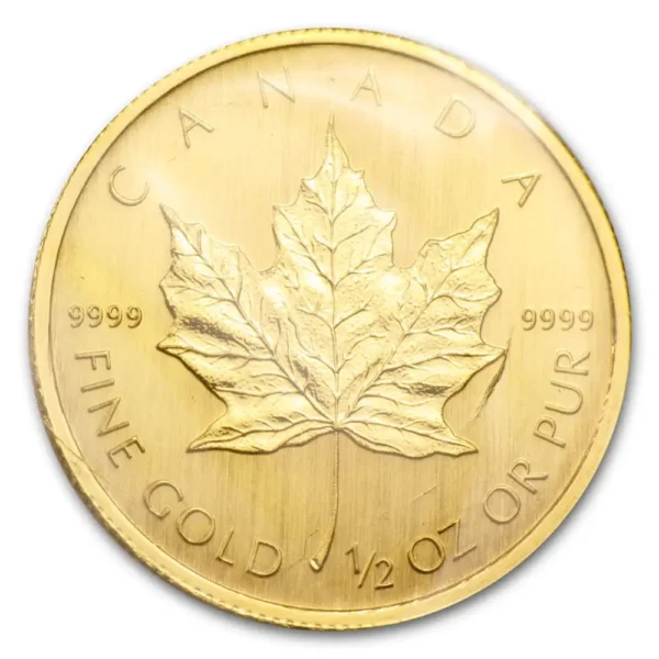 2009 Canada 1/2 oz Gull Maple Leaf Anmerkning M/Air-tite kapsel