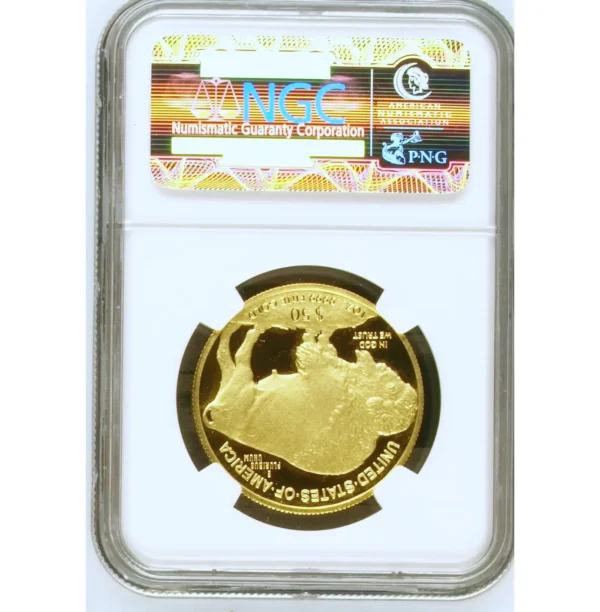 2009-W USA 1 oz Gull Buffalo Proof NGC PF 70 Ultra Cameo - Bilde 4