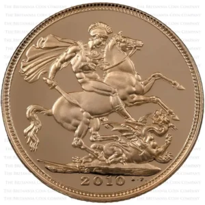 2010 Storbritannia 0.2354 oz Gull Sovereign Proof