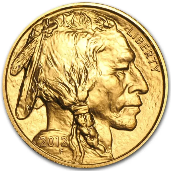 2012 USA 1 oz Gull Buffalo BU M/Air-tite kapsel