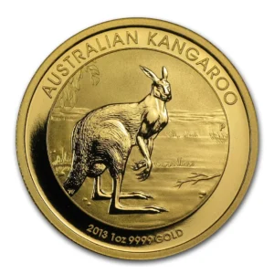 2013 Australia 1 oz Gull Kangaroo Anmerkning M/Kapsel