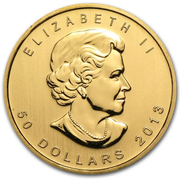 2013 Canada 1 oz Gull Maple Leaf Anmerkning M/Air-tite kapsel - Bilde 2