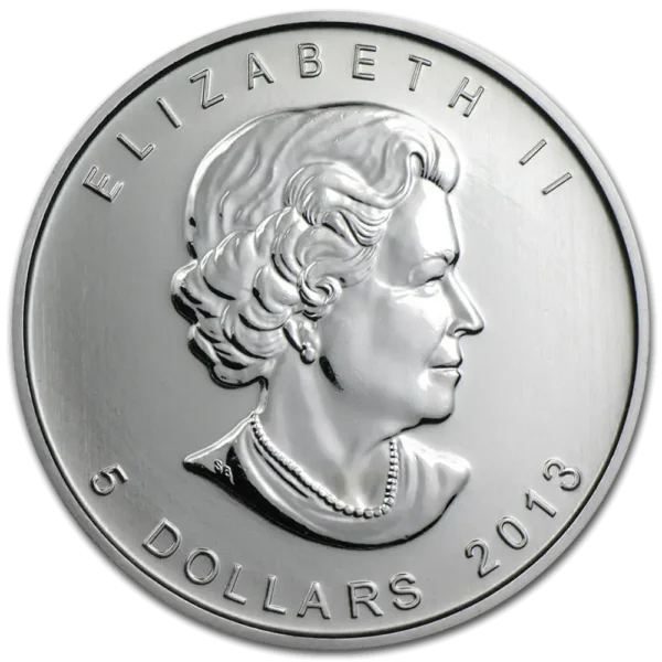 2013 Canada 1 oz Sølv Maple Leaf Anmerkning - Bilde 2