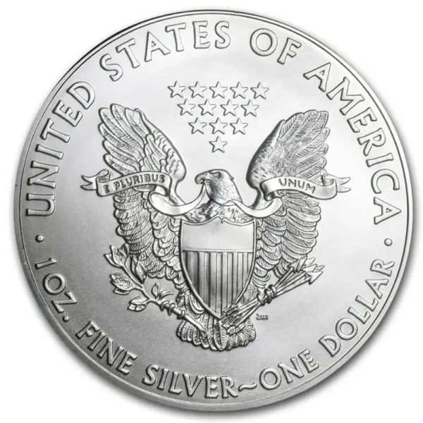 2014 USA 1 oz Sølv American Silver Eagle Anmerkning - Bilde 2