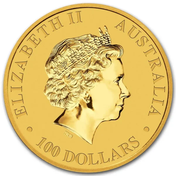2014 Australia 1 oz Gull Kangaroo Anmerkning M/Kapsel - Bilde 2