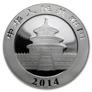 2014 China 1 oz Silver Panda BU