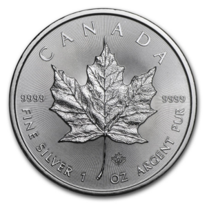 2014 Canada 1 oz Sølvmynt Maple Leaf BU