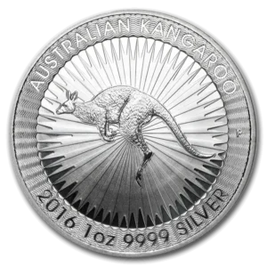 2016 Australia 1 oz Sølv Kangaroo Anmerkning