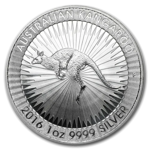 2016 Australia 1 oz Sølv Kangaroo Anmerkning