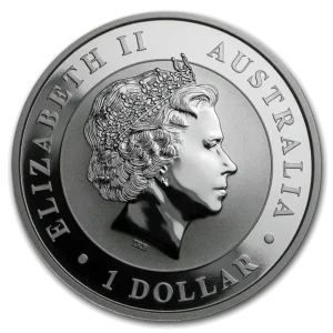 2016 Australia 1 oz Sølv Kookaburra BU M/Kapsel