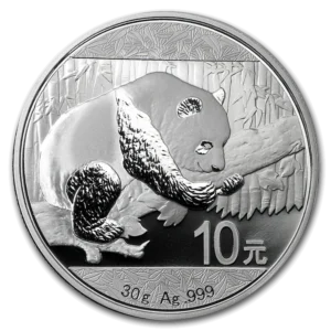 2016 Kina 30 Gram Sølv Panda BU M/Kapsel
