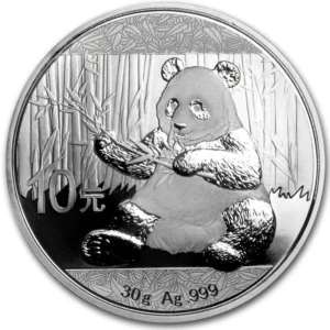 2017 Kina 30 Gram Sølv Panda BU M/Kapsel