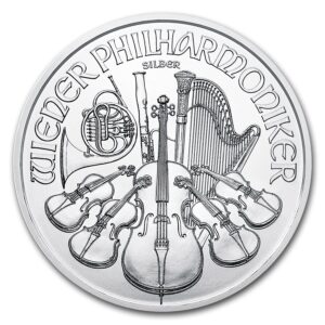2018 Østerrike 1 oz Sølv Philharmonic Anmerkning
