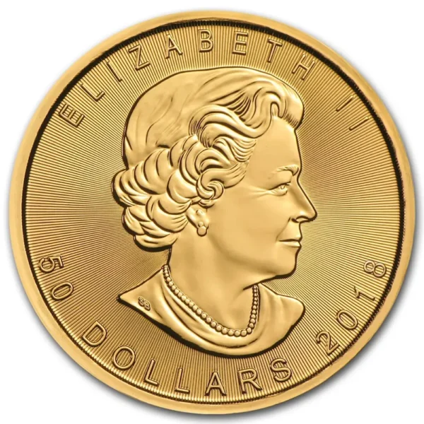 2018 Canada 1 oz Gull Maple Leaf Anmerkning M/Air-tite kapsel - Bilde 2