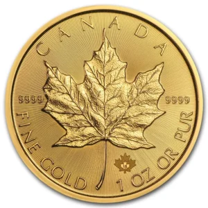 2018 Canada 1 oz Gull Maple Leaf Anmerkning M/Air-tite kapsel