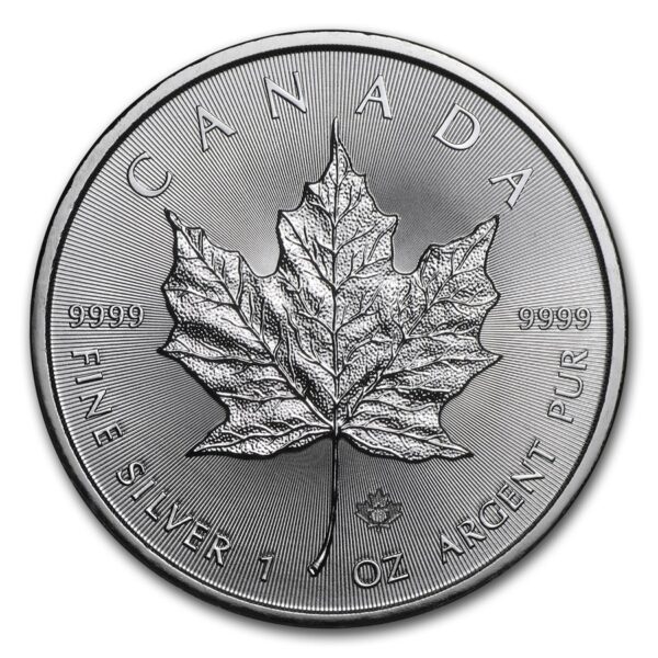 2018 Kanada 1 oz Sølv Maple Leaf BU