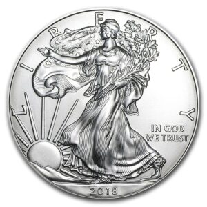 2018 Silver American Eagle 1 oz Sølv