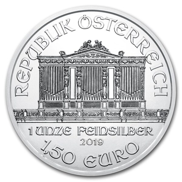 2019 Østerrike 1 oz Sølv Philharmoniker BU